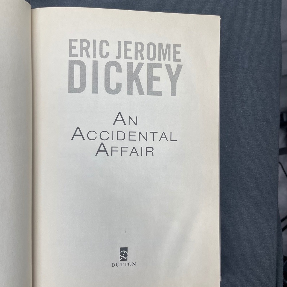 Eric Jerome Dickey An Accidental Affair Hardcover Fiction Novel Mystery Drama